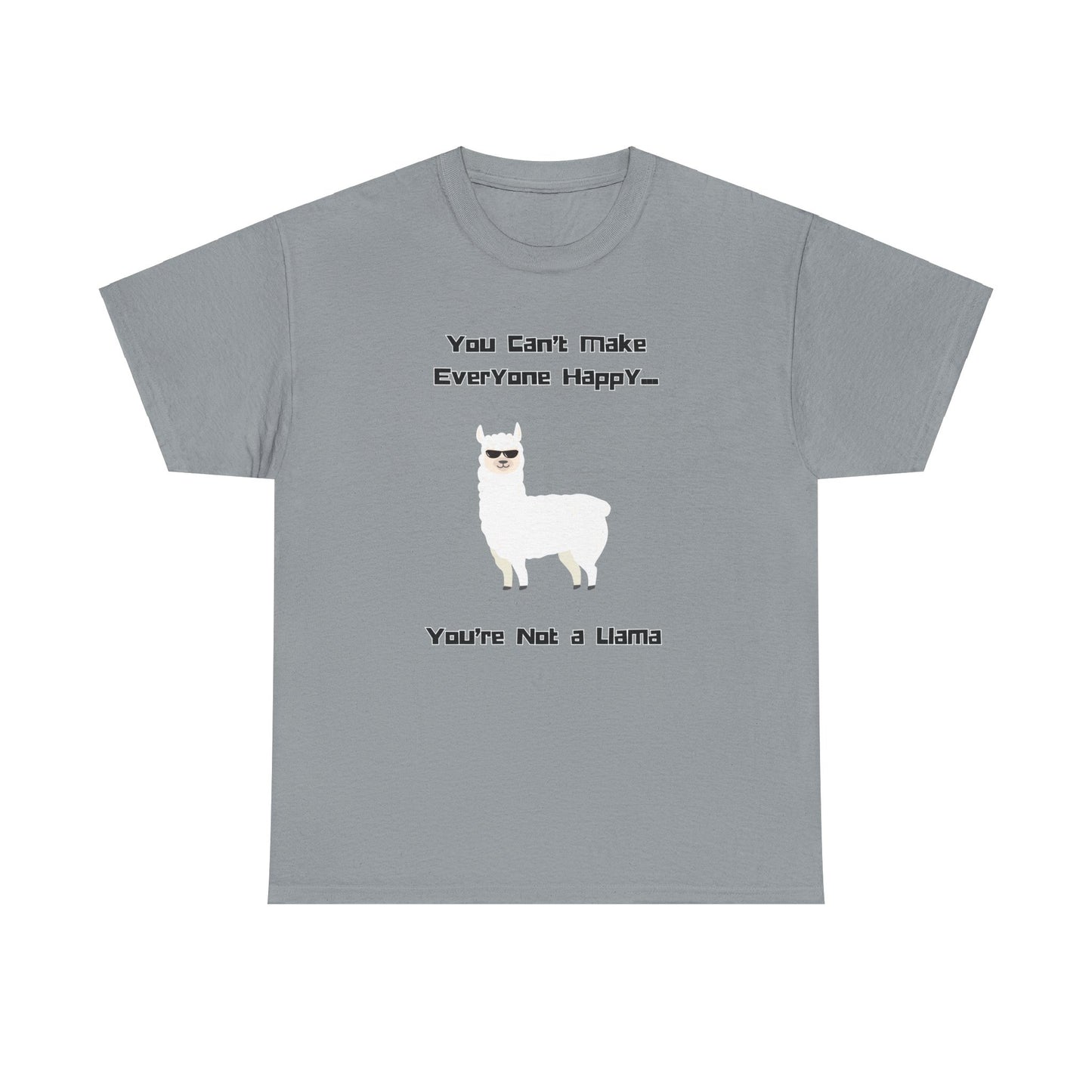 Unisex Heavy Cotton T-Shirt—Happy Llama