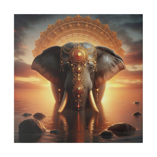 Canvas Print—Zen Buddhism Elephant of Tranquility (30x30)