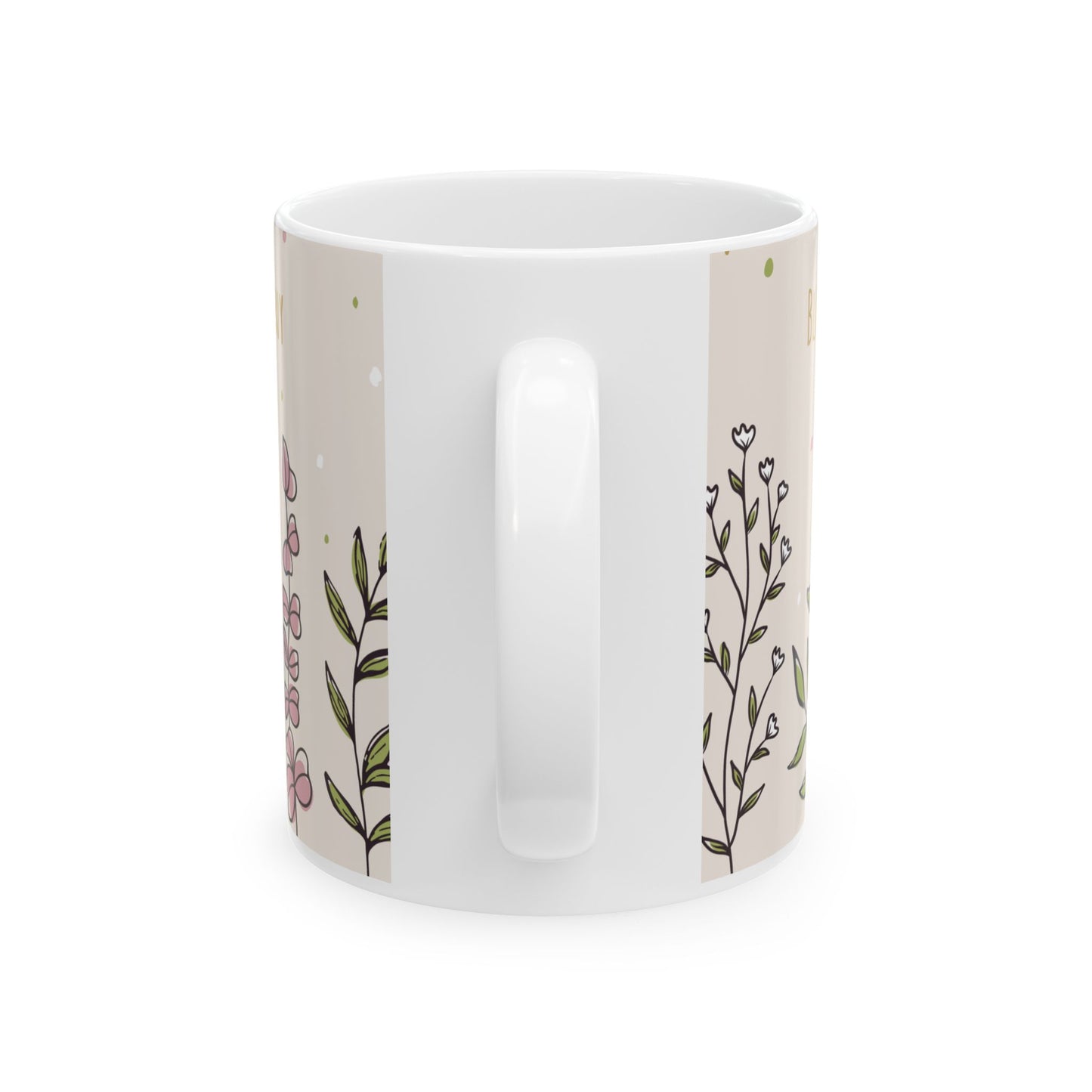 Floral Coffee Mug—Blooms of Bliss Design