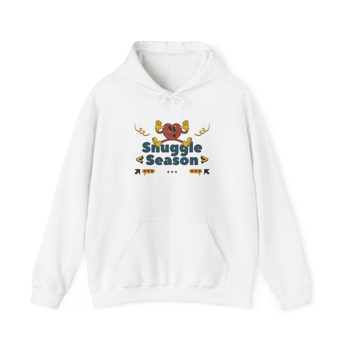 Unisex Heavy Blend Graphic Hooded Sweatshirt—Snuggle Season