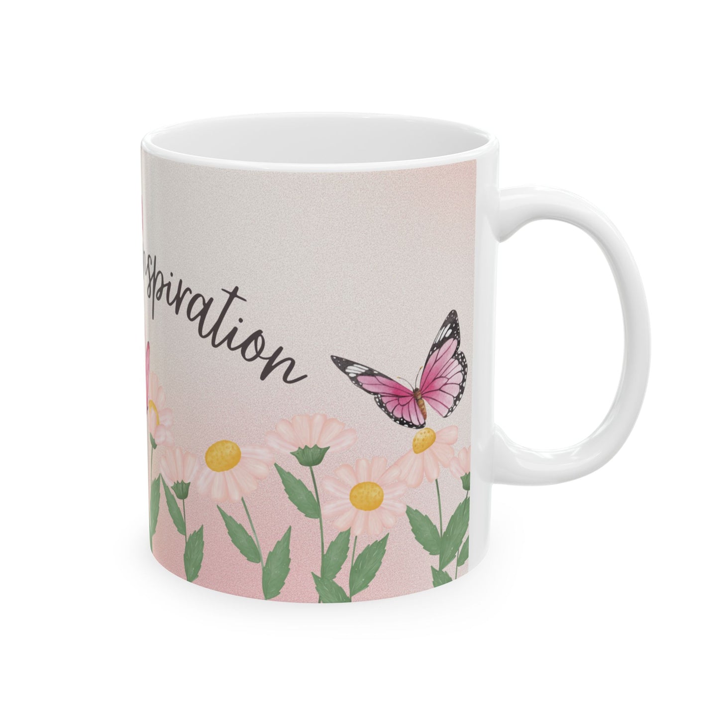 Floral Coffee Mug—Cup of Inspiration