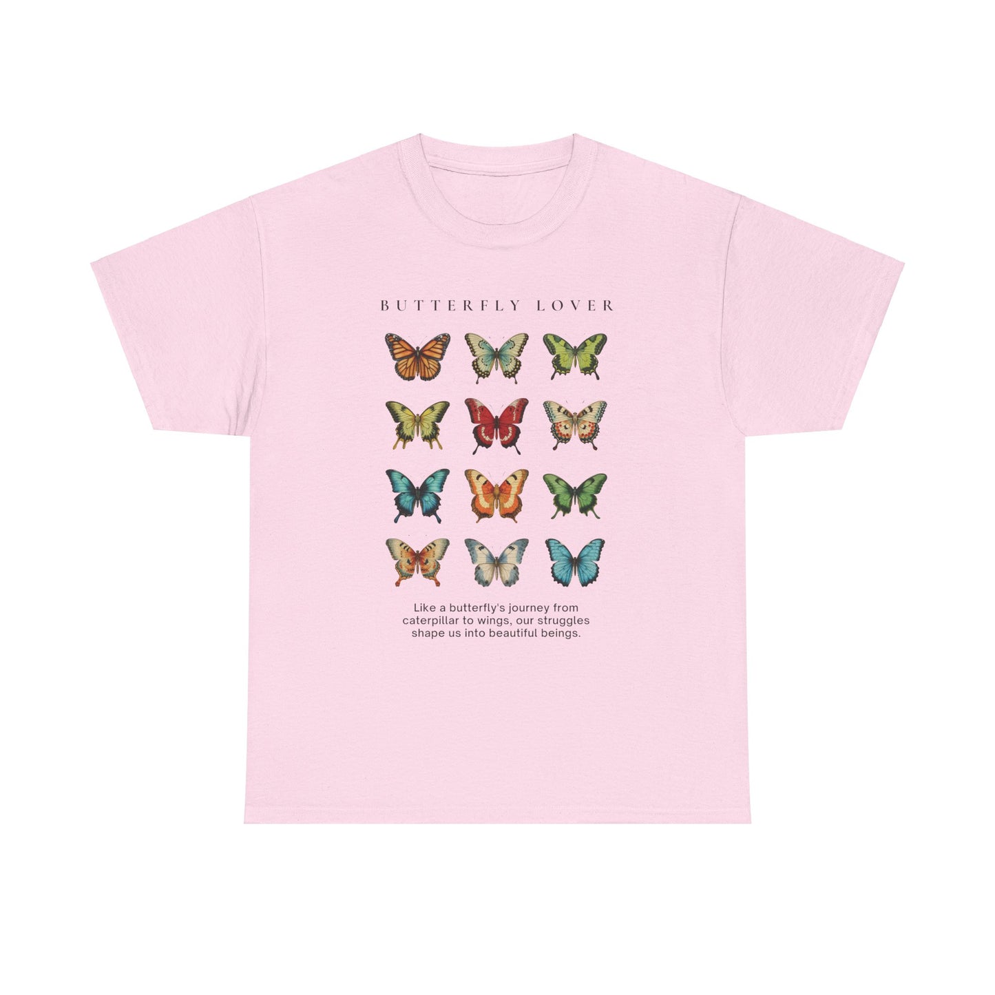 Unisex Heavy Cotton T-Shirt—Butterfly Lover