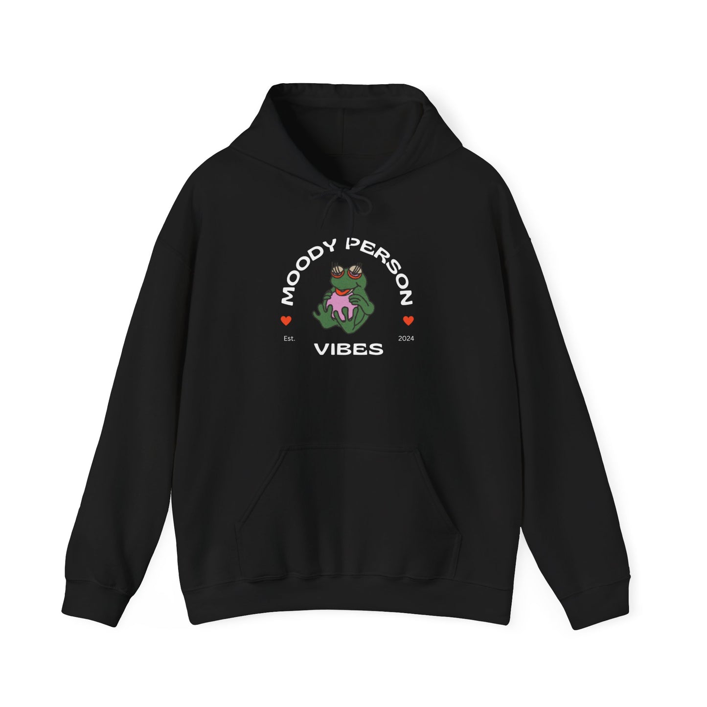 Unisex Heavy Blend Graphic Hooded Sweatshirt—Moody Person Vibes