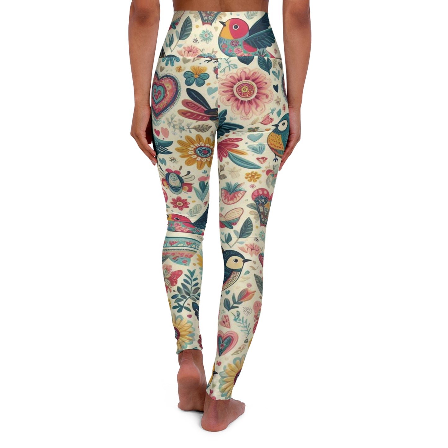 Yoga-Leggings mit hoher Taille für Damen