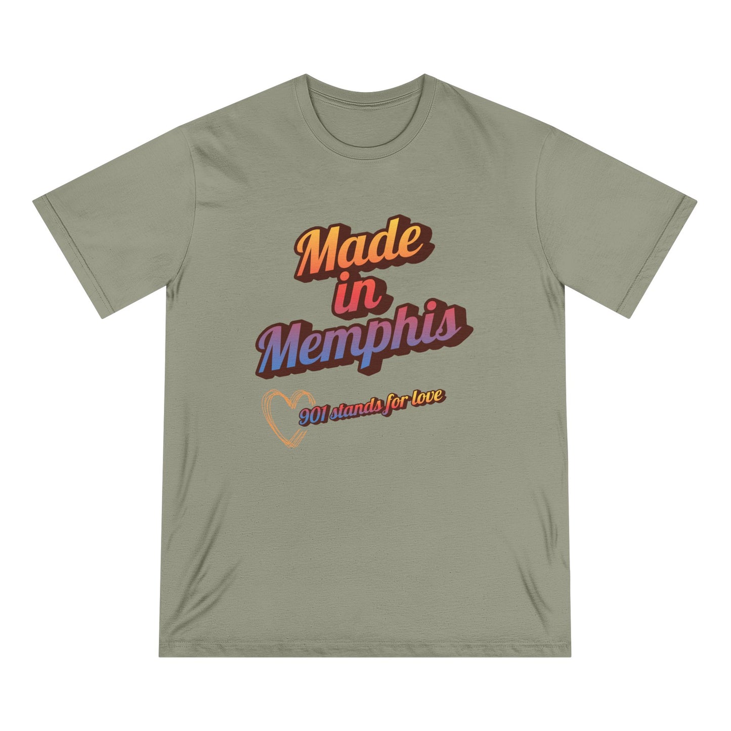 Organic Essential Staple Tee—Memphis Love