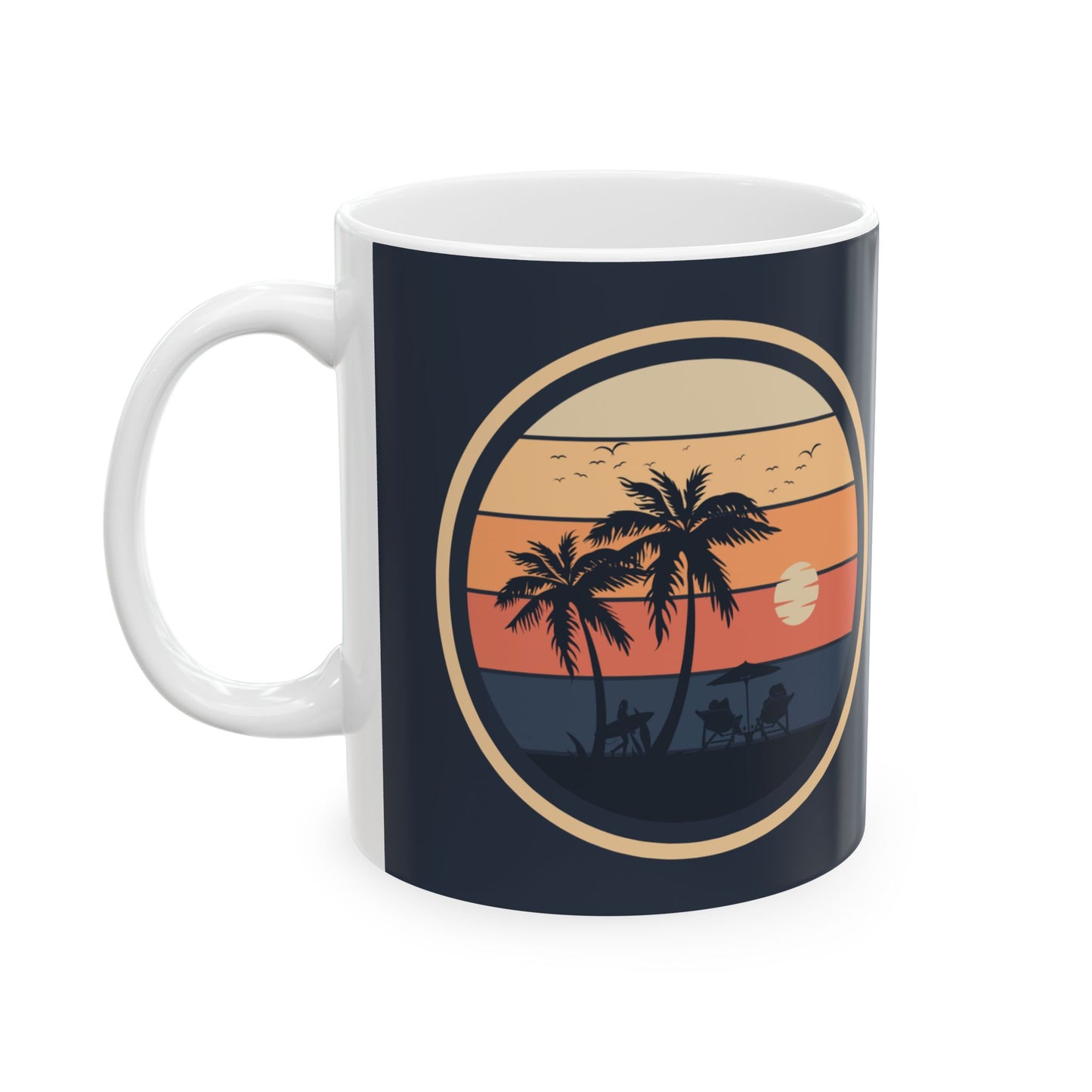 Motivational Quote Coffee Mug—Enjoy Every Sunset