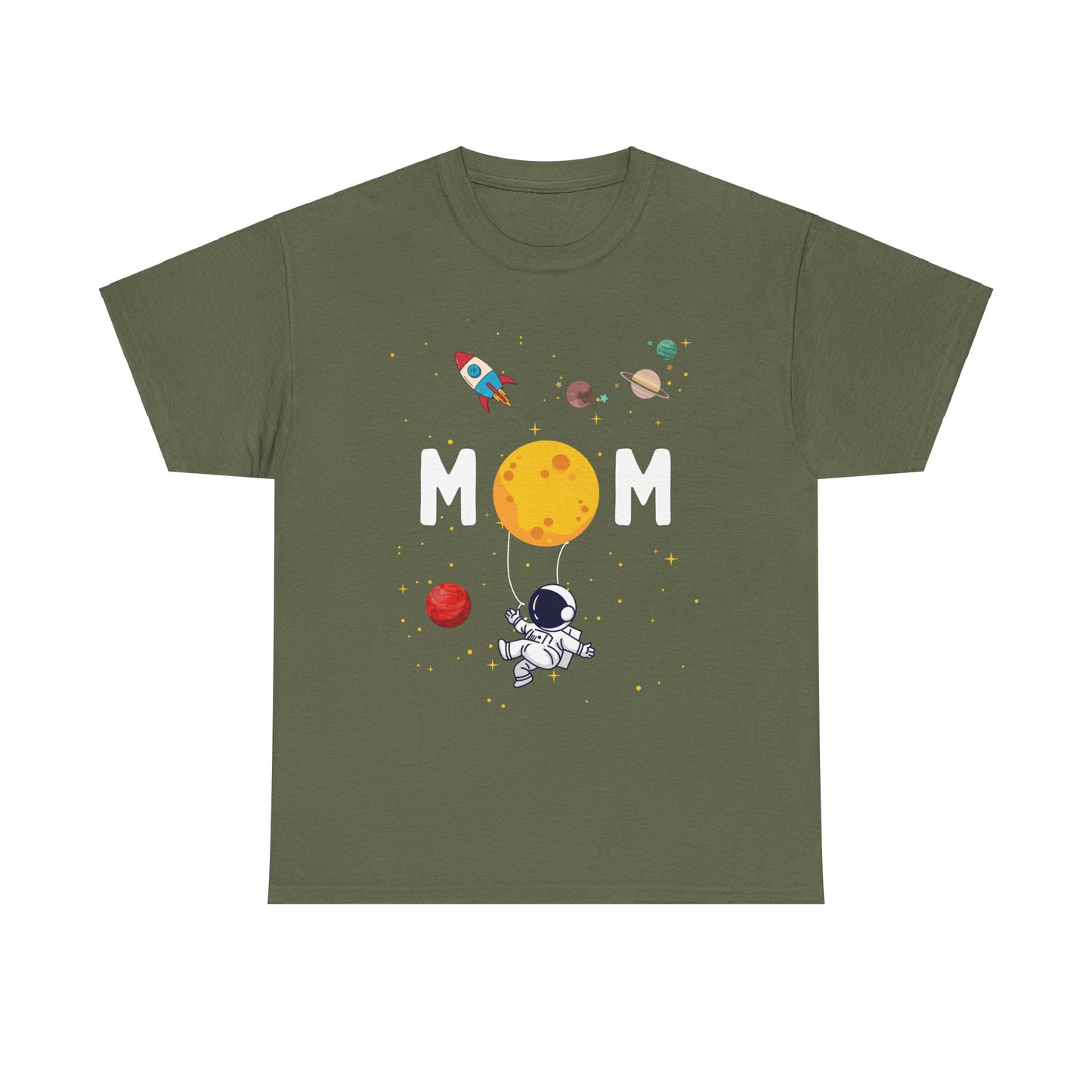 Unisex Heavy Cotton T-Shirt—Space MOM