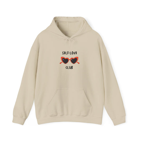 Unisex Heavy Blend Graphic Hooded Sweatshirt—Self Love Club