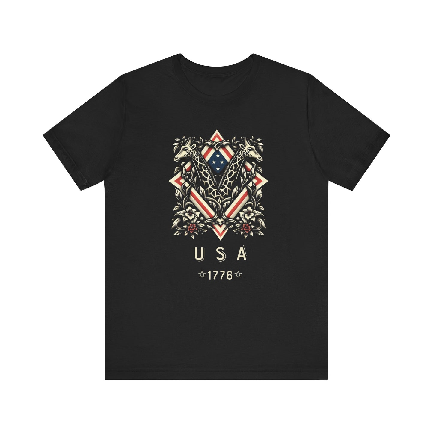 Women's Lightweight Cotton Tee—USA 1776