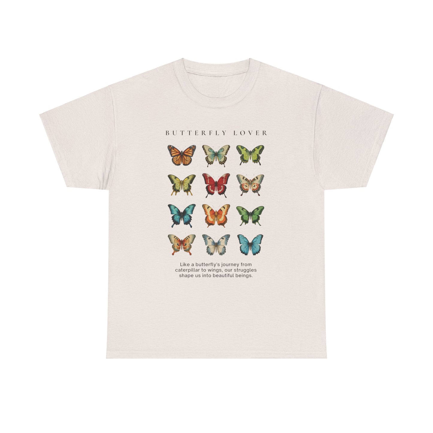 Unisex Heavy Cotton T-Shirt—Butterfly Lover