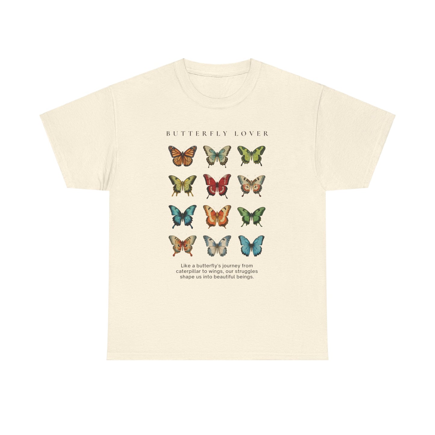 Unisex Heavy Cotton T-Shirt—Butterfly Lover