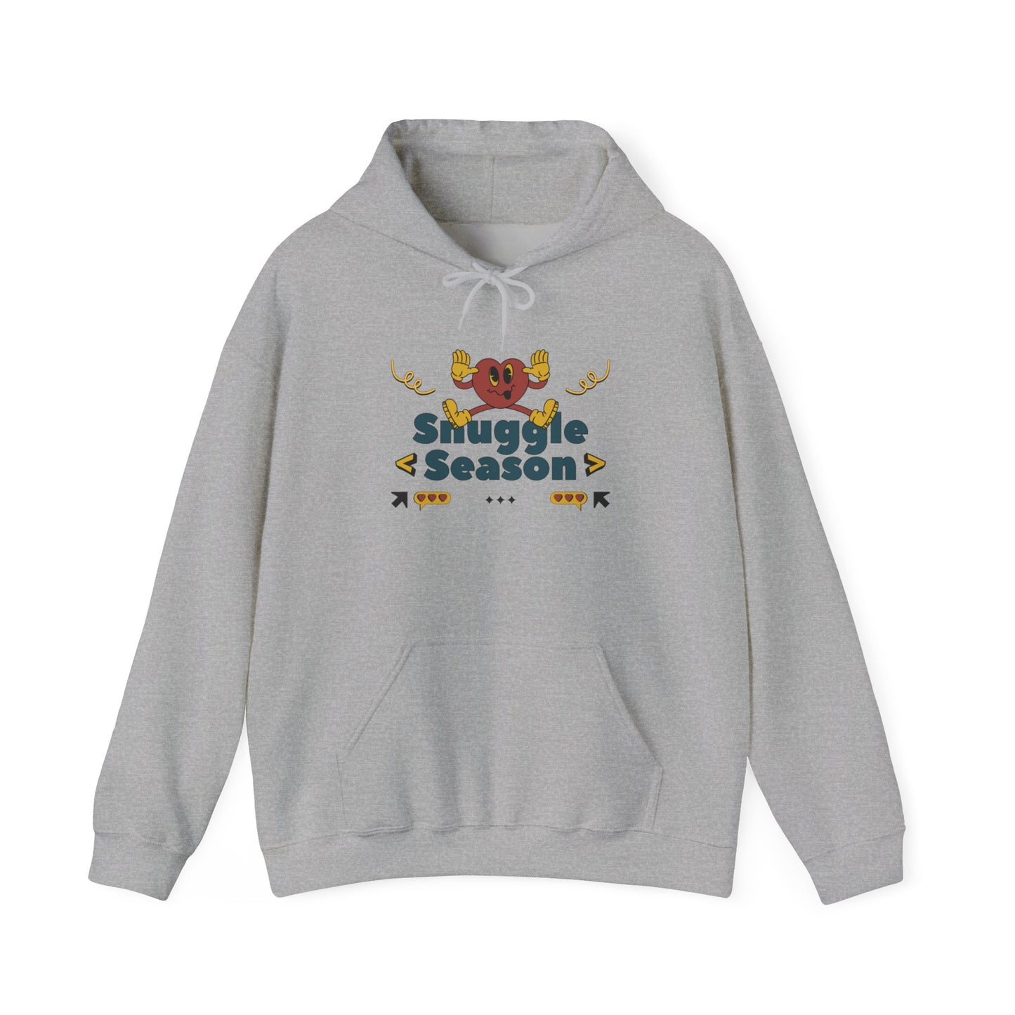 Unisex Heavy Blend Graphic Hooded Sweatshirt—Snuggle Season