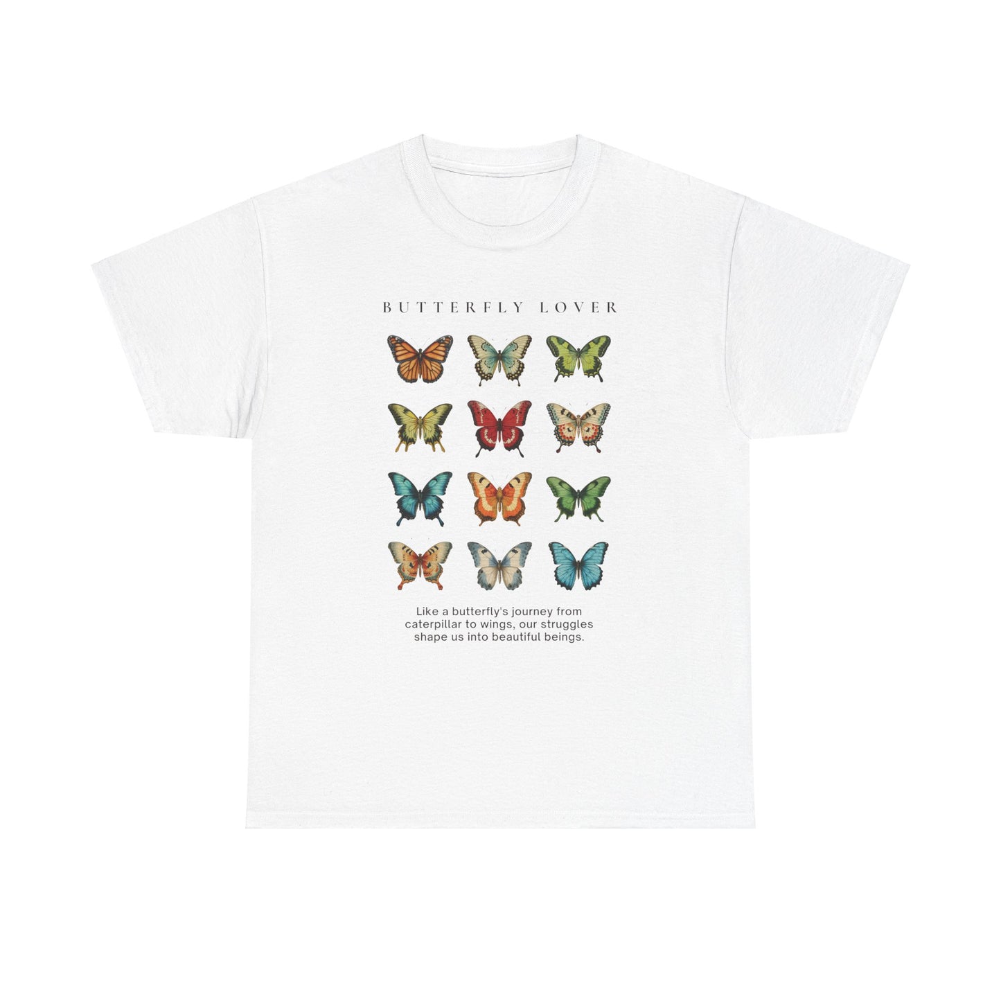 Unisex Heavy Cotton T-Shirt—Butterfly Lover