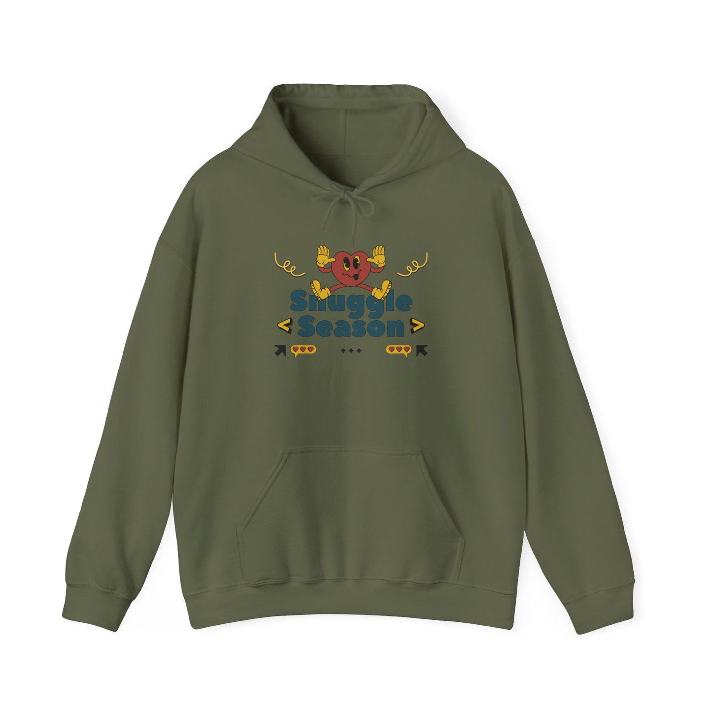 Unisex Heavy Blend Graphic Hooded Sweatshirt—Snuggle Season