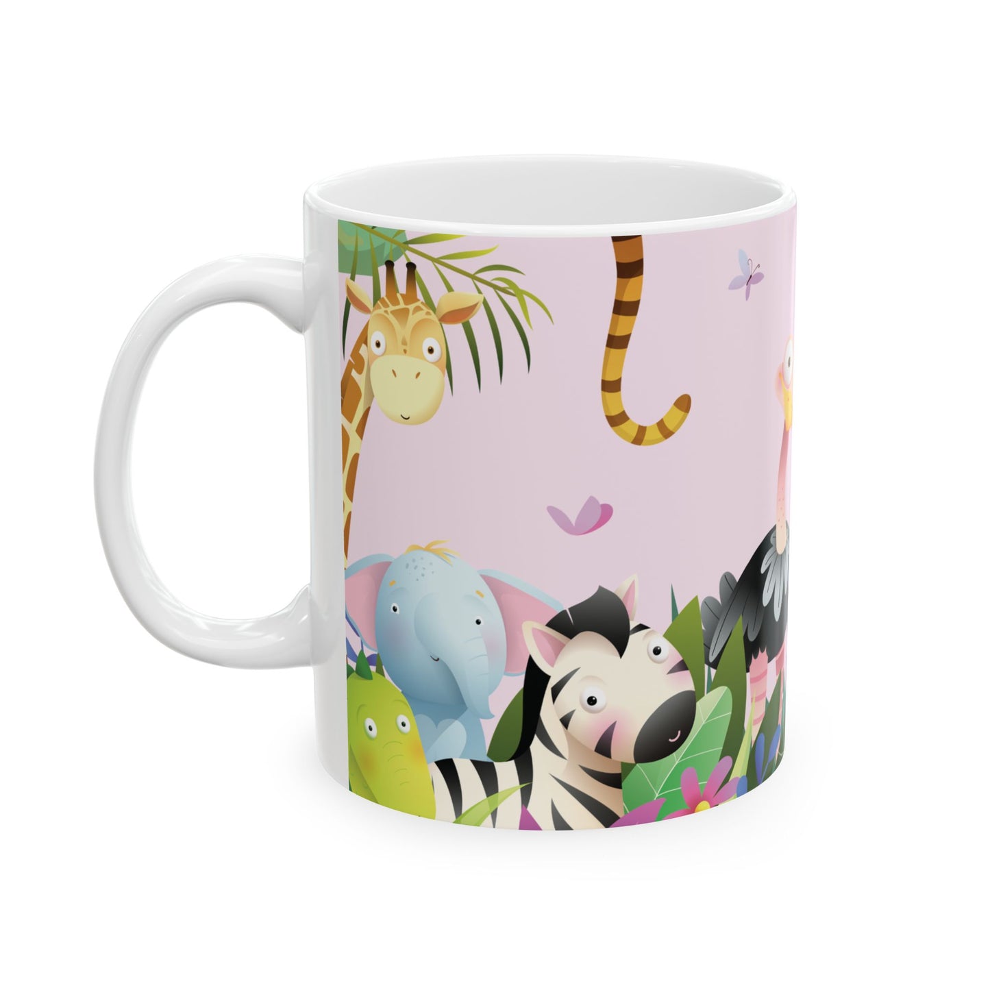 Jungle Safari Coffee Mug—Be Happy Today