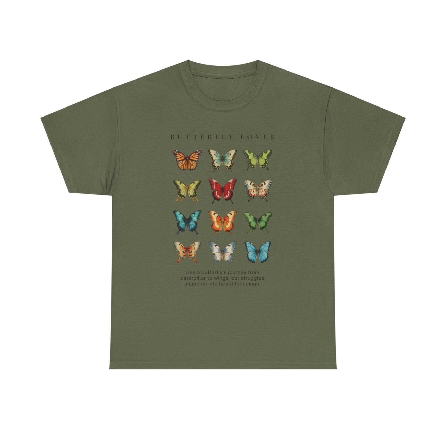 Unisex Heavy Cotton T-Shirt—Butterfly Lover