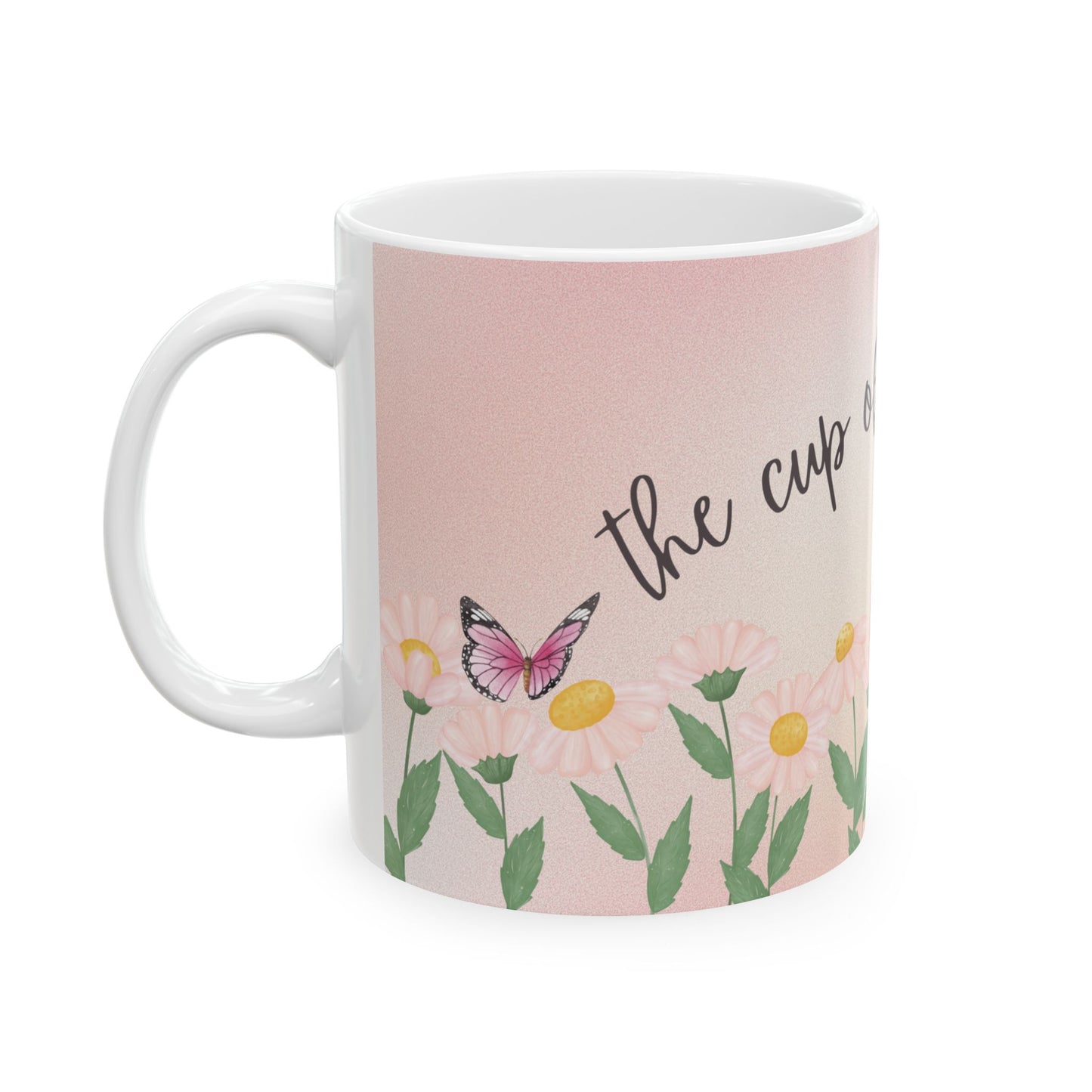 Floral Coffee Mug—Cup of Inspiration